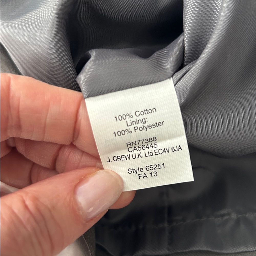 J. Crew Charcoal Mini Dress - Picture 8 of 9